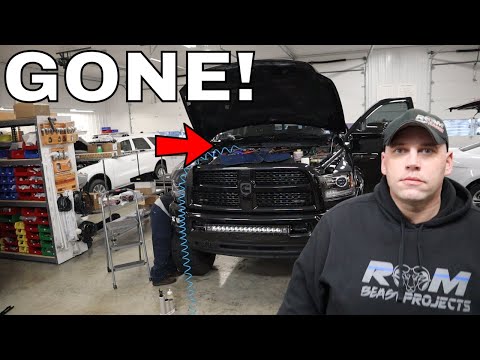 CUMMINS WIRE LOOM DELETE 4th Gen Ram Isspro Gauge Install