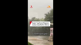 Download lagu Super Typhoon Ragasa makes landfall in China mp3