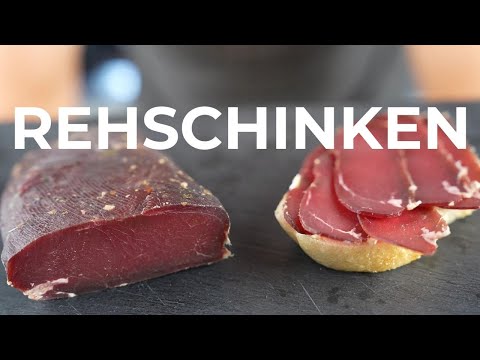 Rehschinken selber machen - Schmackhaft und zart