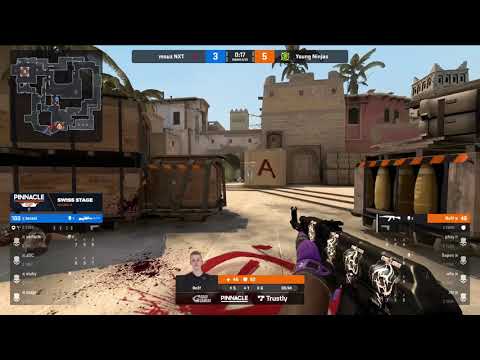 Ro1f   1vs3 clutch - Mouz NXT VS Young Ninjas - Pinnacle Cup II - csgo
