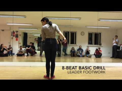 Footwork Practice Exercise for 8-Beat Lindy Hop
