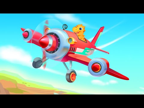 Dinosaur Plane Games for kids Video
