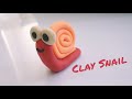 How to make snail clay modelling | Super easy play doh modelling for kids | Polymer clay Snail