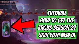 Tutorial How to get Argus Season 27 Skin with NEW UI | Barats Season 26 Skin Skills effect | MLBB