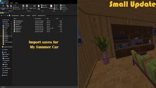 How to add save files for My Summer Car - First look at the new small update