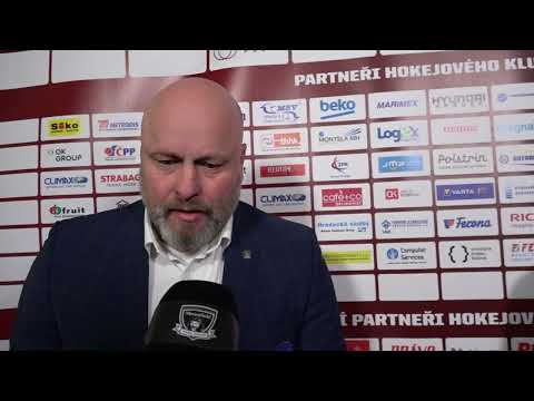 Tisková konference po 1. čtvrtfinále Mountfield HK vs. Bílí Tygři Liberec 2:4
