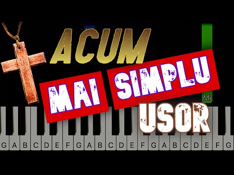 [ACUM MAI SIMPLU] Pe crucea din dealul iubirii | Tutorial Pian Complet si USOR Cristian Chifan
