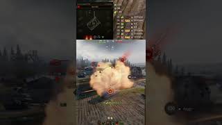 【WoT】3両に囲まれるも味方の援護で奇跡の生還！ #ゲーム実況 #shorts #wot #worldoftanks