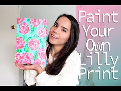 YouTube video about: How to paint lilly pulitzer prints?