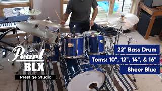 Video thumbnail for Pearl BLX Drums Demonstration - Power TOMS! by natefromdetroit