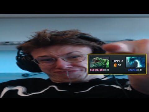 SaberLight just drools on stream after Charlie's Morph Waveformed in and dies