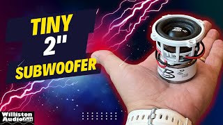 You Won't Believe the Bass from this Micro Sized Subwoofer