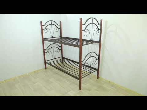 Металлическая двухъярусная кровать "Диана 2 яруса"