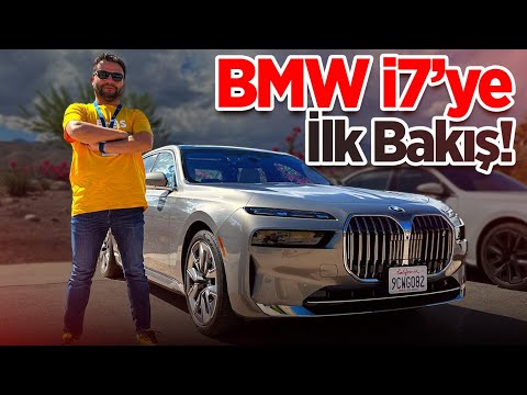 BMW i7 ile karşılaştım! Yürüyen uçak yapmışlar.