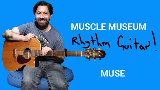How to play Muscle Museum (Muse) | Rhythm Guitar Lesson