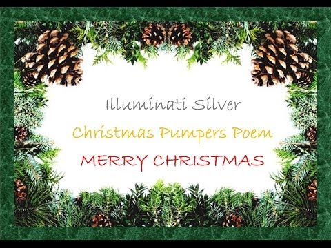 Christmas Gold/Silver Pumpers Poem - Merry Christmas