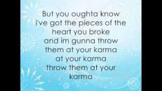 The Saturdays Karma with lyrics on screen studio version