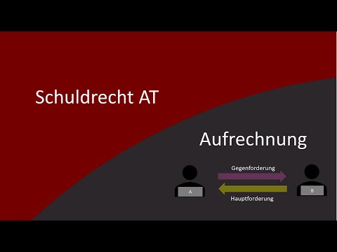 Schuldrecht AT - Aufrechnung