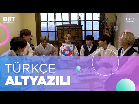 [Türkçe Altyazılı] Let's Make New Year Card - BTS (방탄소년단)