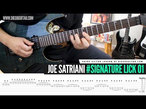 Joe Satriani Signature Lick 01 - Circles - E Dorian
