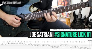 Joe Satriani Signature Lick 01 - Circles - E Dorian