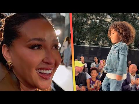 Adrienne Bailon IN TEARS AS 3-Year-Old Son Ever Makes Runway Debut