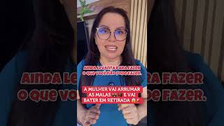 A MULHER VAI ARRUMAR AS MALAS E VAI BATER EM RETIRADA 😱