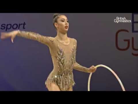 Gemma Frizelle GOLD Senior Hoop 2016 Rhythmic British Championships