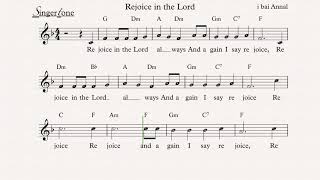 Rejoice in the Lord |Music Notes