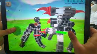 アップグレードストライダースピーカーvs適当に作った変な頭のやつ(アニマルレボルトバトルシミュレーター)