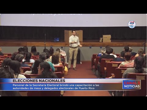 Puerto Rico: la Secretaria Electoral de Misiones brindó una capacitación a las autoridades de mesa