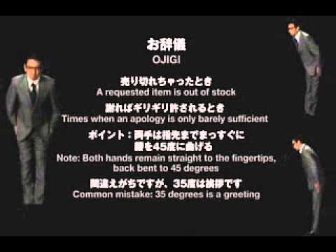 The Japanese Tradition: apologising