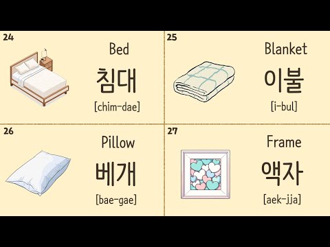 [SUB/PDF] 100 Korean Vocabularies related to House (TOPIK or EPS TOPIK)