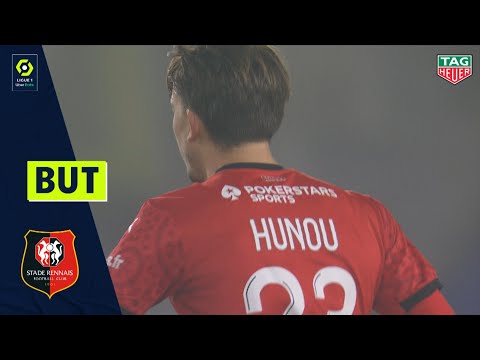 But Adrien HUNOU (60' - STADE RENNAIS FC) RC STRASBOURG ALSACE - STADE RENNAIS FC (1-1) 20/21