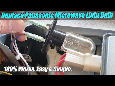 How to Replace a Panasonic Microwave Light Bulb