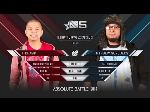 Absolute Battle 5 - UMvC3 - FChamp vs MTNDEW Scrubeks