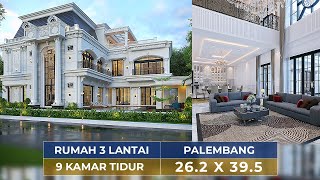 ELEGAN DENGAN TAMPILAN GLAMOUR, MEWAHNYA DESAIN IMPIAN BERGAYA KLASIK DI PALEMBANG!! - JASA ARSITEK