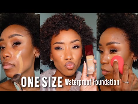 One Size Turn Up the Base Full Beat Waterproof Liquid Foundation Medium Dark 60G