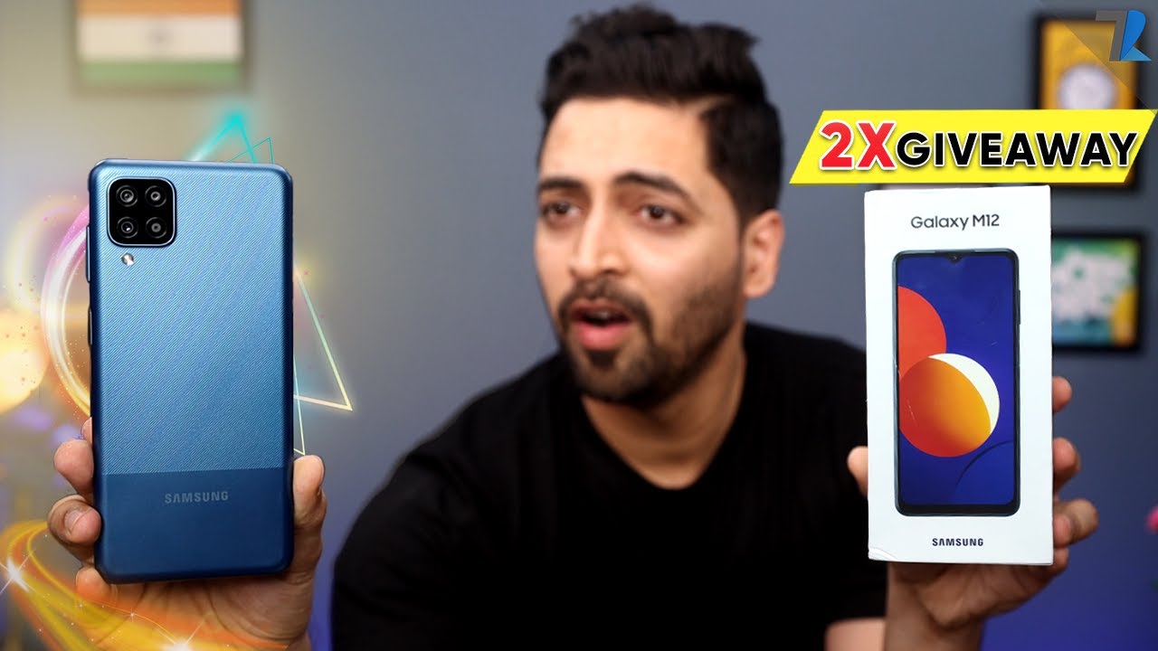 Samsung Galaxy M12 - Unboxing & Hands On | 90Hz Display | 6000 mAh | 48MP Camera | 8nm Processor