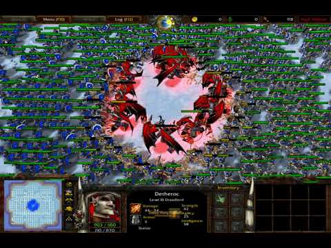 1000 Footman vs 10 Detheroc (Lv10 With Skills) Fully Upgrade 1080p