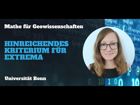 Hinreichendes Kriterium Extrema