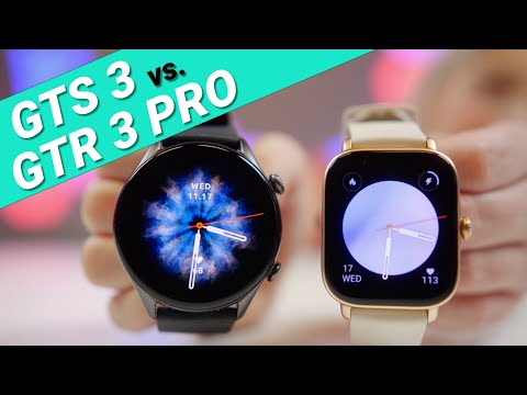 amazfit GTR 3 Pro vs. GTS 3 im Test - Diese Unterschiede musst du kennen!