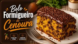 Bolo Formigueiro de Cenoura [Versão Curta]