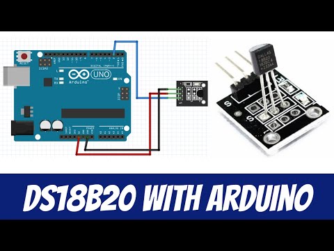 How to use DS18B20 with Arduino (Example included)
