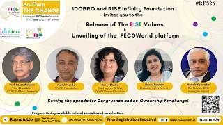 Opening Plenary of the 13th Edition of the RISE PECOWorld Summit 2026
