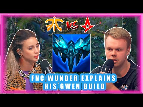 FNC Wunder Explains His Gwen Build [FNC vs AST]