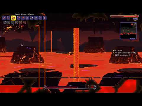 Terraria - Expert Wall of Flesh with Ranged Phoenix Blaster