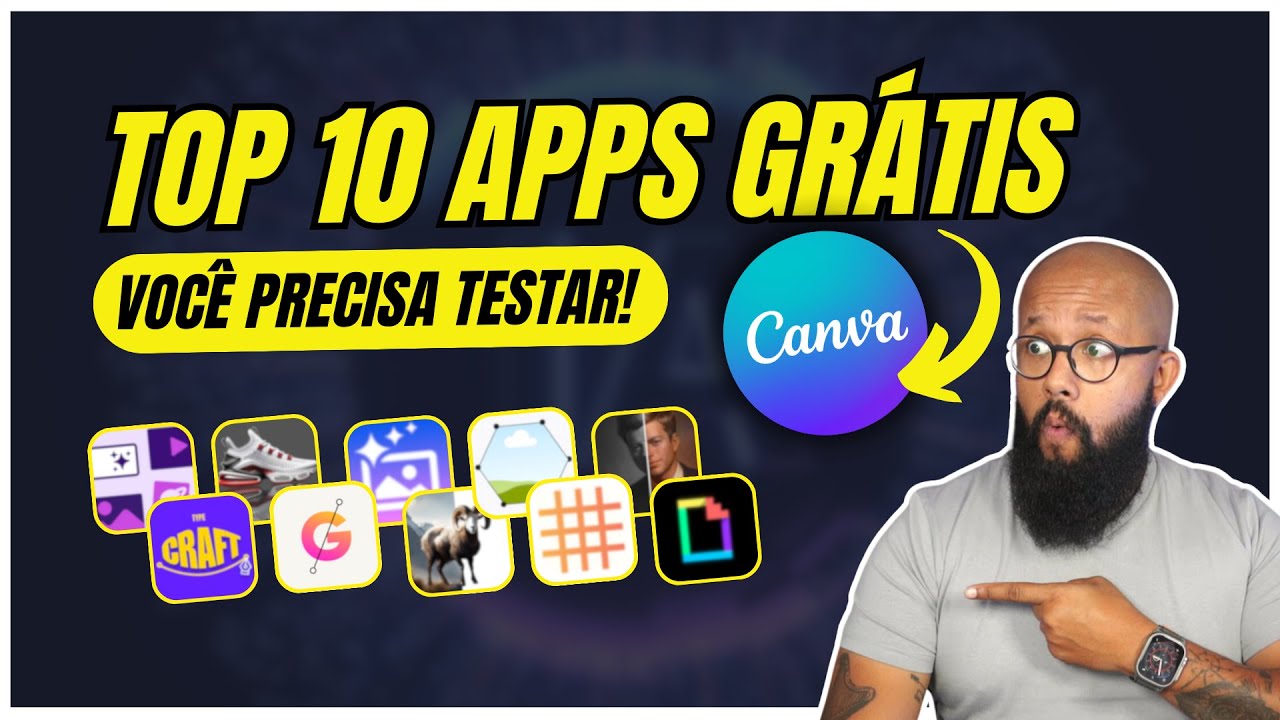 TOP 10 aplicativos CANVA GRÁTIS que você precisa testar [MUITO ÚTEIS]