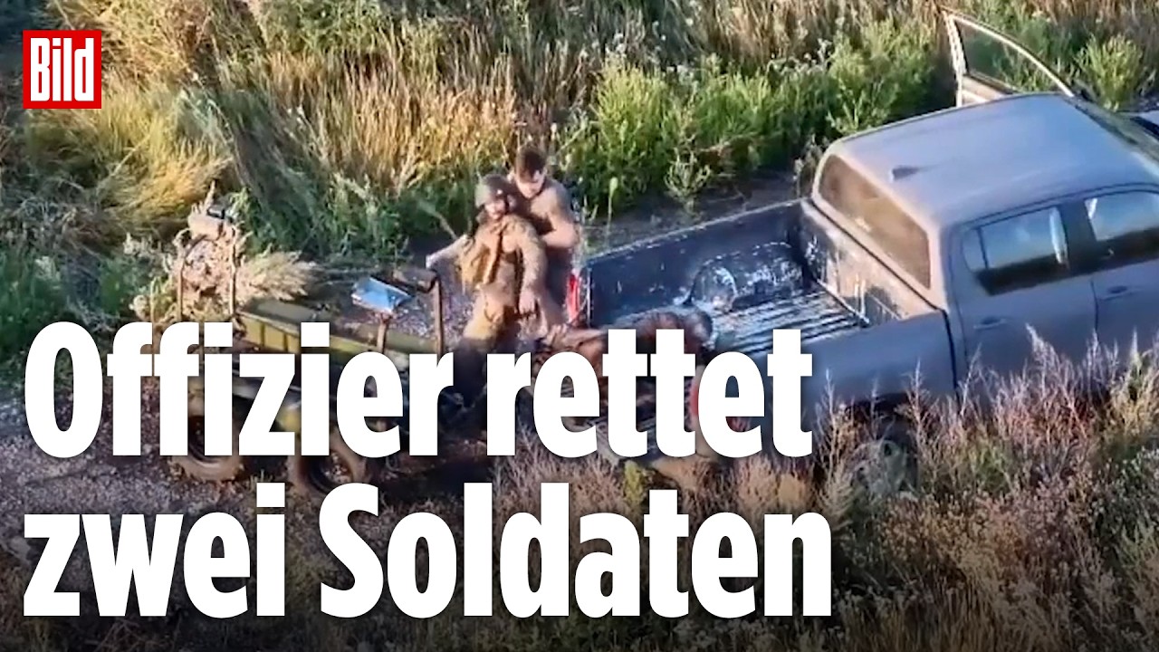 Wie in einem Actionfilm: Ukraine-Offizier rettet Soldaten aus Todeszone