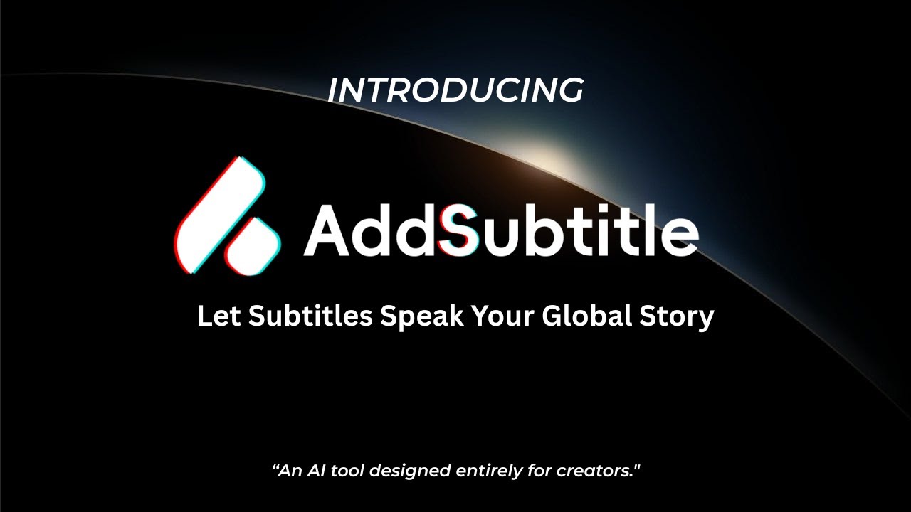 Introducing AddSubtitle.ai